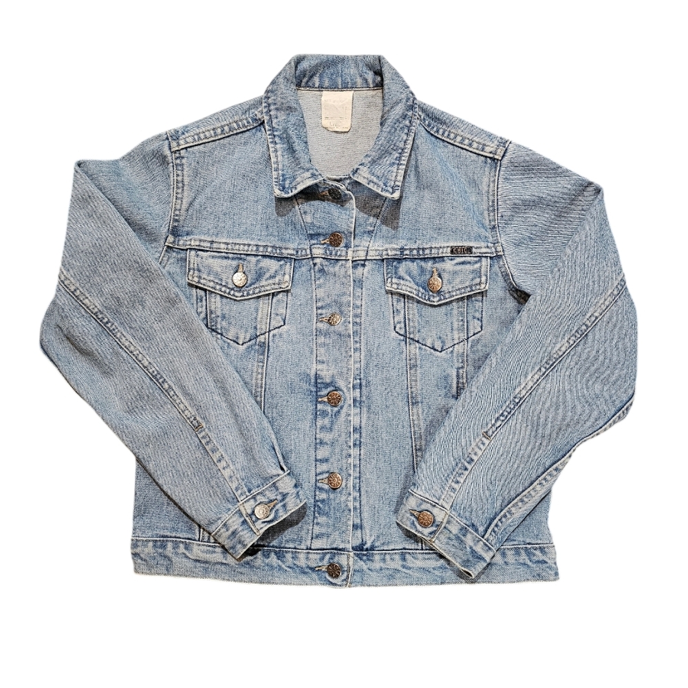 Vintage Chic Denim Jacket size M  EUC